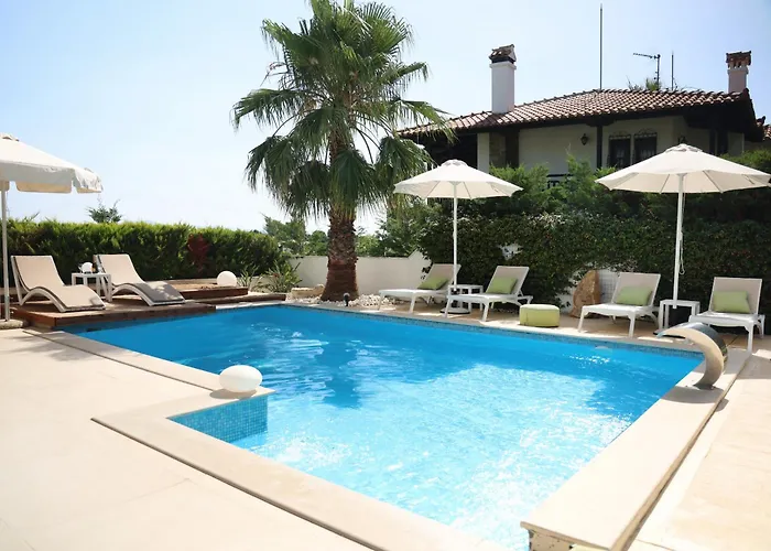 Vilă Douglas - Private Pool, Bbq, 4bdrms, View Pefkochori