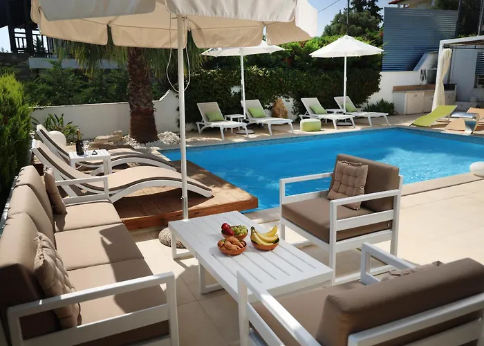 Douglas - Private Pool, Bbq, 4bdrms, View * Pefkochori